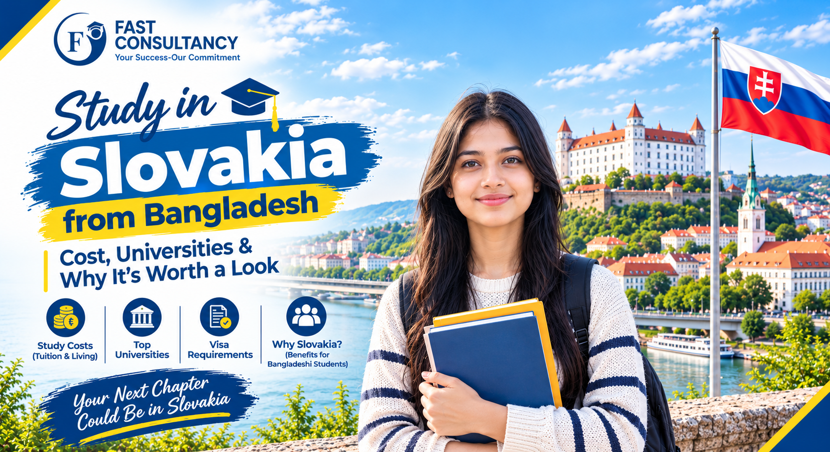 Study in Slovakia from Bangladesh: Cost & University Guide | Fast Consultancy